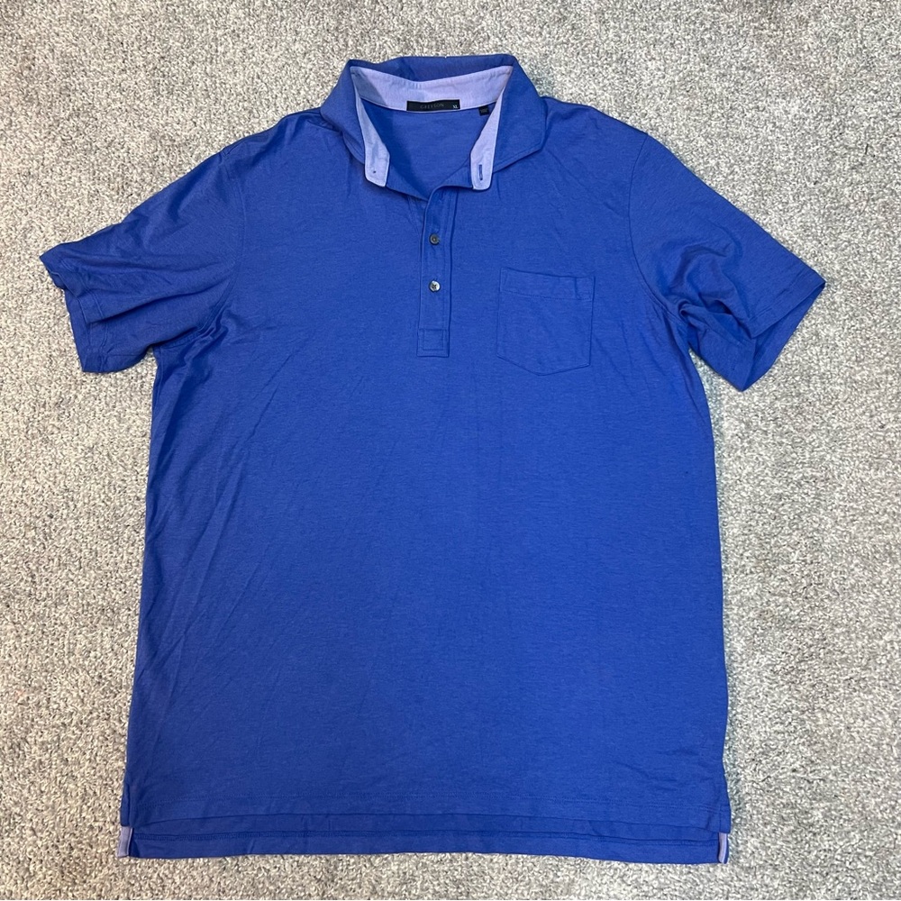Greyson Shirt Mens XL Purple Golf Performance Polo Stretch Pima Cotton Modal